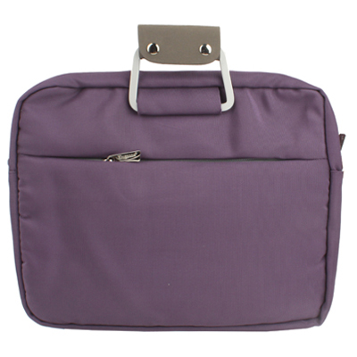 High Quality Classic Style Laptop Bag for 13.3 inch Laptop, Brown Purple (Size: 35 x 27.5 x 7cm)